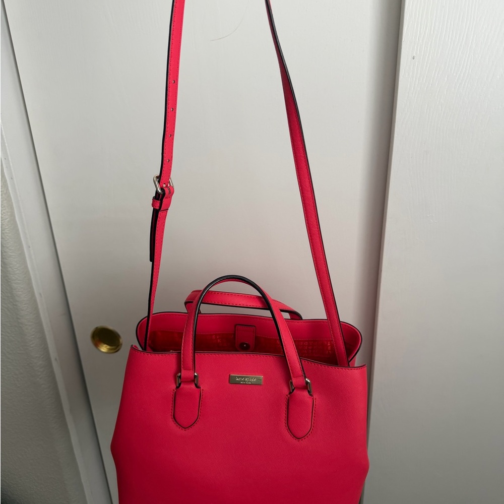 Kate Spade Evangelie Laurel Way Leather Satchel NWT - Picture 4 of 4
